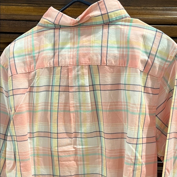 NWT! Janie and Jack Pink Plaid Button-Down Shirt - Picture 6 of 6
